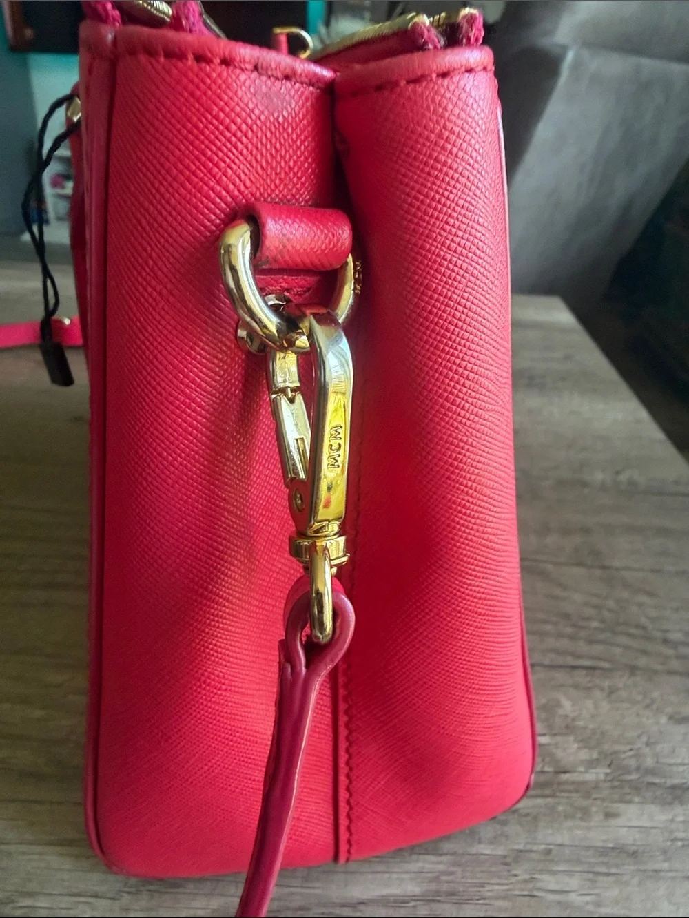 MCM vibrant red